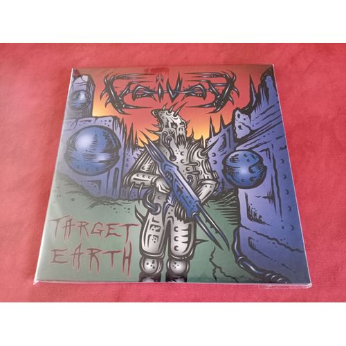 Voivod (Coroner, Watchtower, Mekong Delta, Treponem Pal, Prong) - Target Earth (Edition Deluxe Limitée 10ème Anniversaire 300 Ex, 2 Vinyles Marbrés Jaune & Rouge + Feutrine)