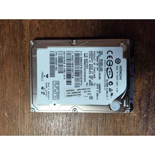 Disque dur interne Hitachi 320 GO - 2.5 pouces HTS543232L9A300