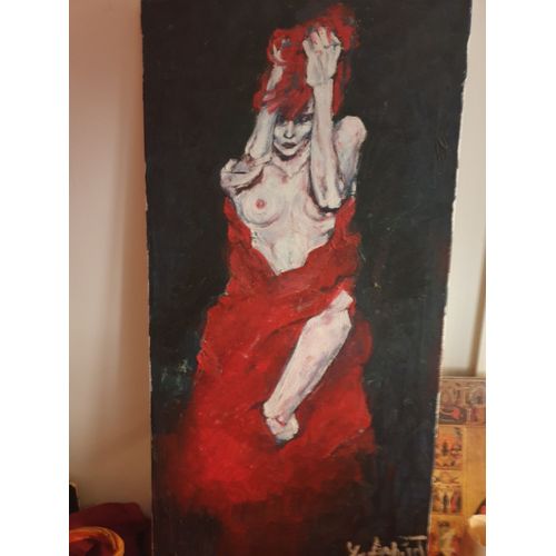 Huile Sur Toile Titre"Le Mépris"