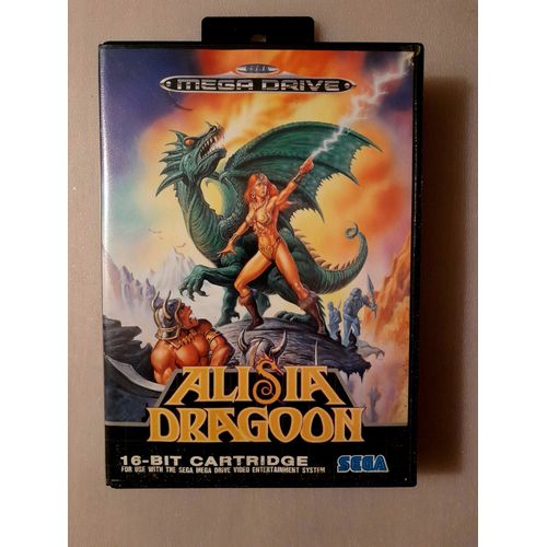 Etat Correct Rare Jeu Sega Megadrive Alesia Dragoon Version Pal Sans Notice