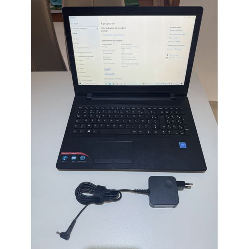 LENOVO Ideapad 110 - 15,6" Intel Celeron N3060 - 1.6 Ghz - Ram 4 Go - SSD 240 Go - Windows 10 Pro