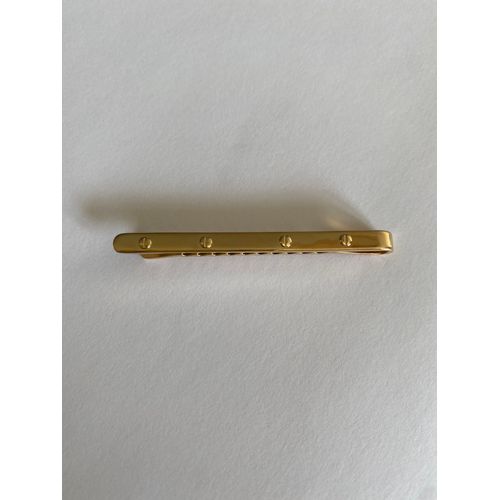 Fixe Cravate Plaqué Or 18 Carats