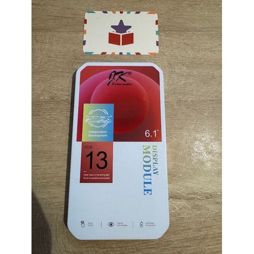 Ecran Iphone 13 Vitre Tactile Lcd Noir (Incell Jk Fhd) Pour Apple