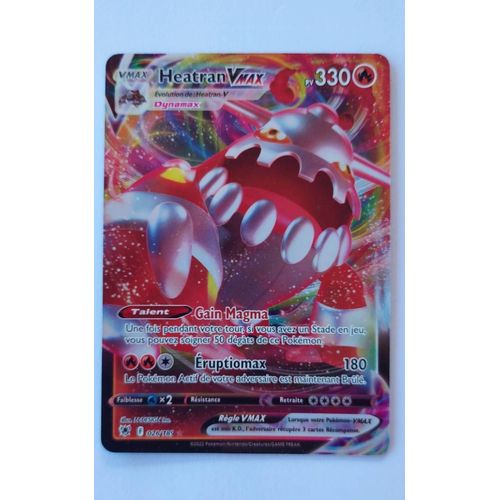 Carte Pokemon Heatran Vmax Radiante