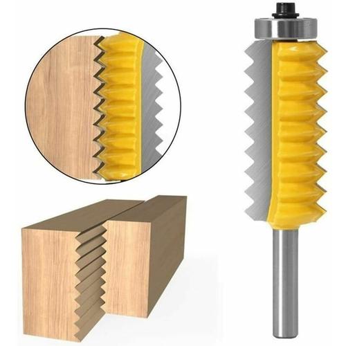 8 Mm Shank Panneau Surévé « V » Bits Joint Entures Col Fraise For Bois Tenon Boiseries Cône Tenon Fraisage Tenoning Machine (Size : 8X19X54)