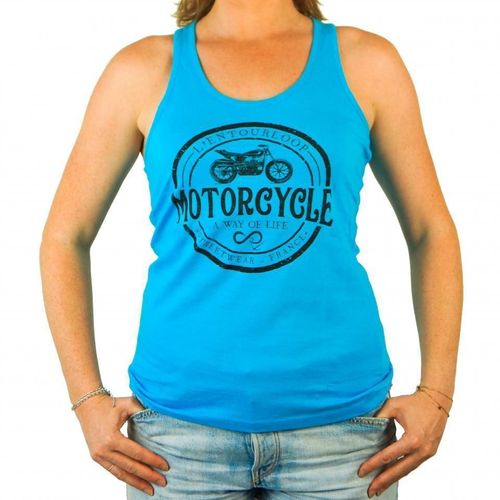 Debardeur L Entourloop Motorcycle Pour Femme L Entourloop Motorcycle Taille Xl Lady Patch / En-Tow-Pa-Tu-Xl Neuf