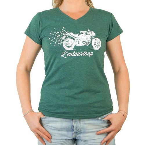 T-Shirt L Entourloop Motorcycle Pour Femme L Entourloop Motorcycle Taille L Lady Birdy / En-Tshw-Bd-Ig-L Neuf