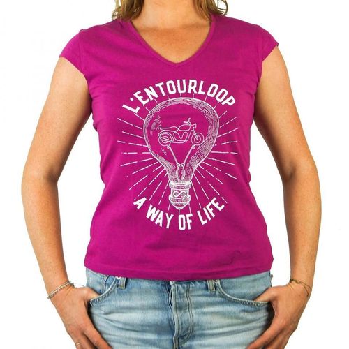 T-Shirt L Entourloop Motorcycle Pour Femme L Entourloop Motorcycle Taille Xl Lady Light / En-Tsw-Li-Md-Xl Neuf