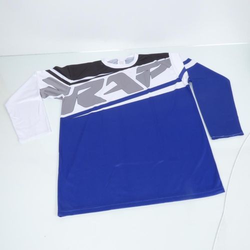 Maillot Tee Shirt De Pour Moto Cross Enduro Taille Xl 42 Jersey Trap Man Blue Indigo
