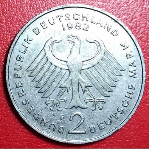 2 Deutsche Mark - Kurt Schumacher - 1982 F - Allemagne