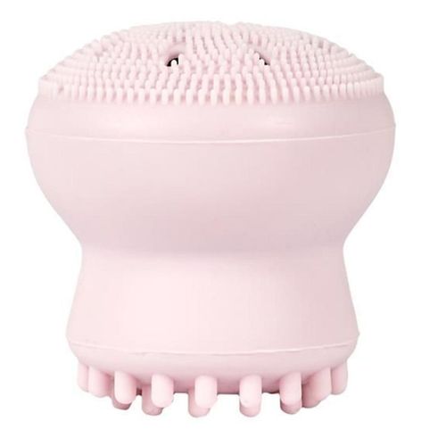 Brosse en Silicone Visage "Nettoyante" 5cm Rose