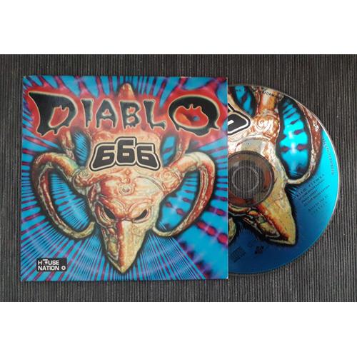 666 "Diablo" Cd Single 2 Titres Rare Avec Radio Devil 3'38 + Club Mix 5'06