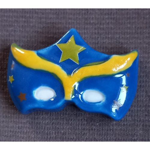 Fève "Masque Bleu" Boulangerie Louise
