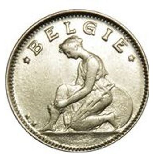Pièce 50 Centimes Albert I Belgique - 1923 "België"