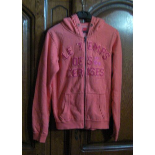 Sweat Orange Le Temps Des Cerises. Taille 12 Ans