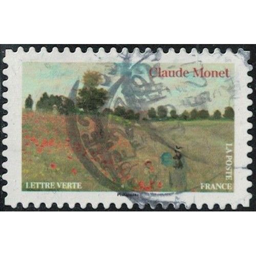 France 2024 Oblitéré Used Impressionnisme Musée D'orsay Claude Monet Coquelicots Y&t 2409 Su
