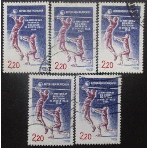 France N°2420 X 5 Oblitéré