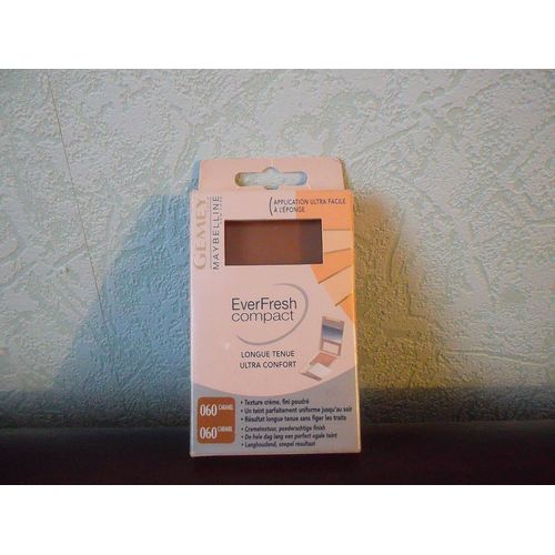Ever Fresh Compact Compatible De Gemey-Maybelline 60 Caramel 