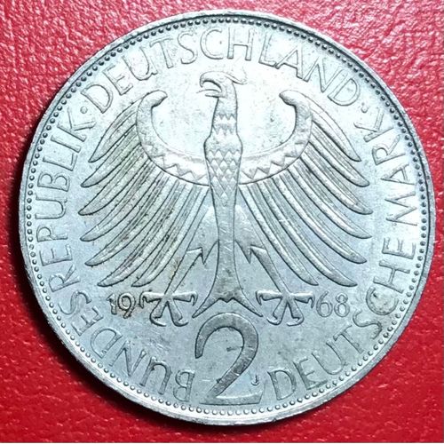 2 Mark - Max Planck - 1968 J - Allemagne