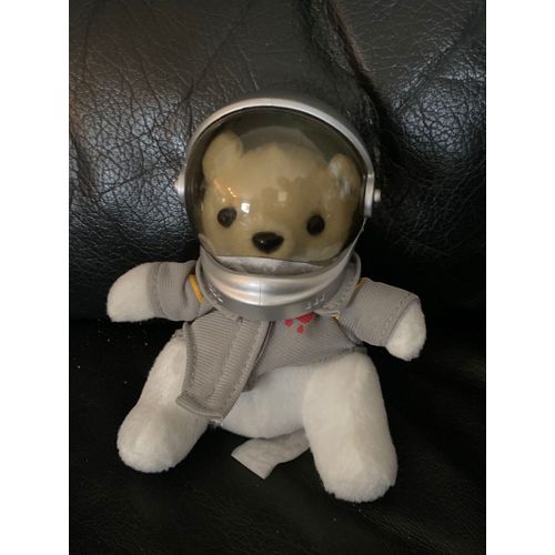 Doudou Peluche Ourson Mascotte Casque Sapeurs Pompiers De France Telethon 14cm