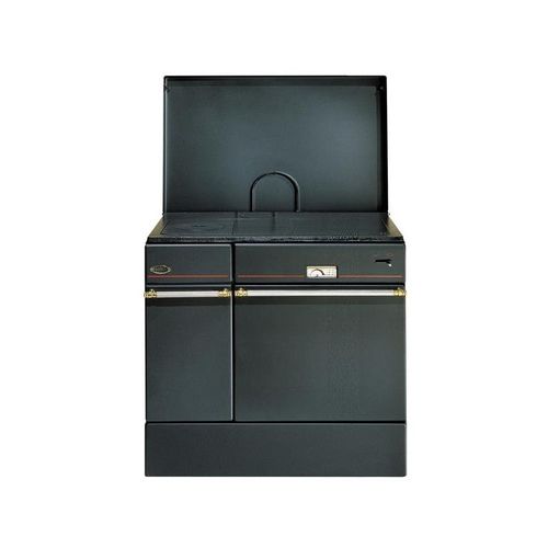 Godin - 240163000860-cuisinière bois arpège 85cm 10,5kw buches 50cm noir dessus 240163noirpoli