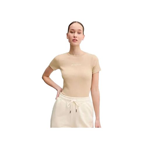 T Shirt Guess G Force Femme Beige