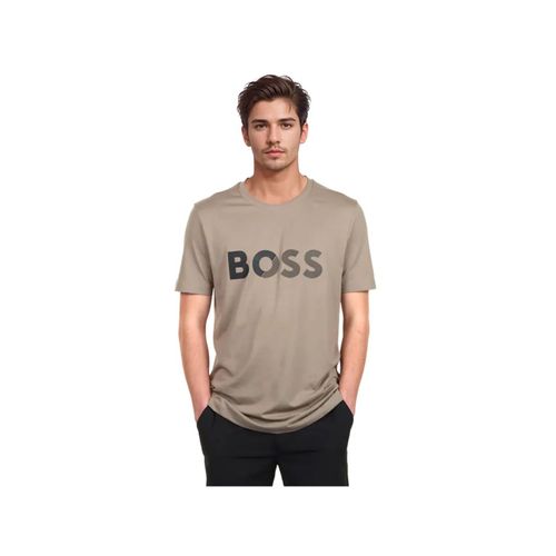 T Shirt Boss Tape Homme Gris