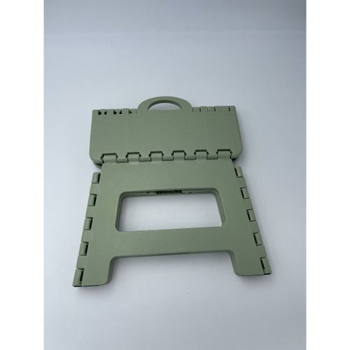 Venteo | Marche Pied Pliant | Résiste jusqu'à 150kg de charge | Pliable | 31.5 x 25.5 X 22 cm | Vert