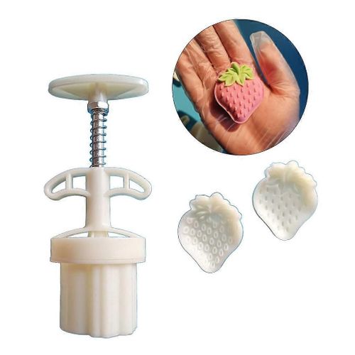 Fournitures De Cuisine Fraise 50g Moules À Gâteau De Lune Tampons Réutilisables Multi-Usages