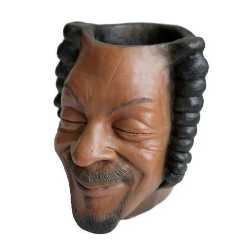 Fun Personnage Tête Pot de Fleurs Résine Flower Container Organisateur Accessoire