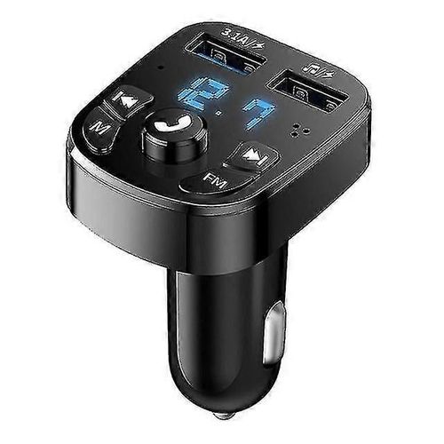 Transmetteur Fm Bluetooth Wireless Car Kit Handfree Dual Usb Chargeur De Voiture 2.1a Mp3 Musique Tf Carte U Disque Aux Player