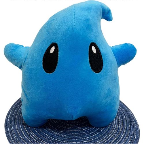 Mario All Star Collection Luma Star peluche en peluche, Mario Peluche Convient pour le cadeau Luma Peluche Mario ou porter, 10'' (Bleu) xt-01