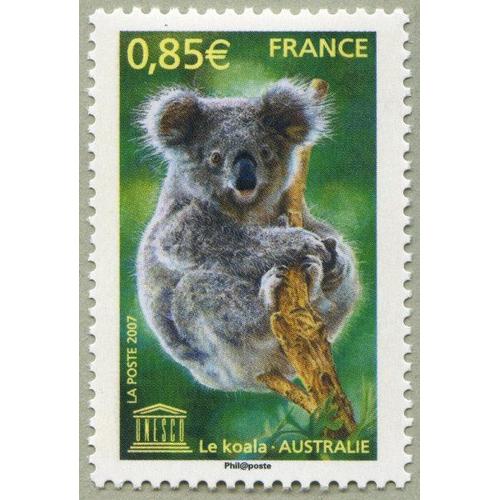 France 2007, Très Beau Timbre De Service De L'unesco, Neuf** Luxe Yvert 139, Le Koala D'australie. -