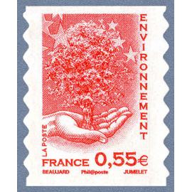france 2008, très beau timbre auto-adhésif neuf** luxe double
