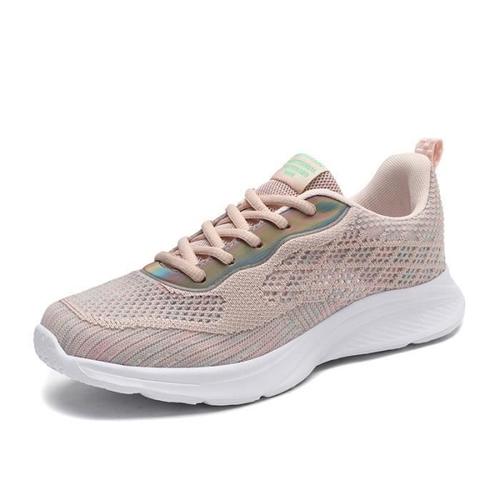 Sneakers Basket Femme Chaussures Sport Feminine Respirante Chaussure Baskets Rose Rakuten