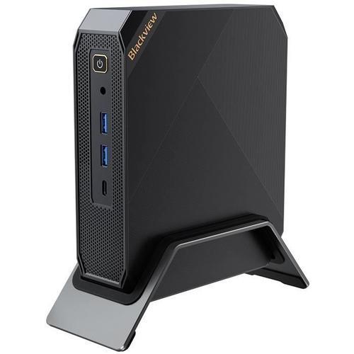 Mini PC Blackview MP200 Intel® Core? i5-11400H, Windows 11 Pro,16 Go DDR4-512 GO M.2 SSD Mini Ordinateur de bureau,Wi-Fi 6 - Noir