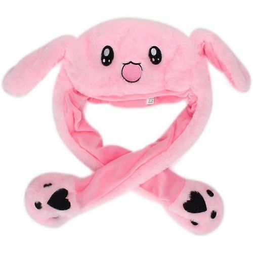 Enfant Gril Mignon En Peluche Lapin Chapeau Animal Tigre Lapin Casquette Avec Oreilles Mobiles