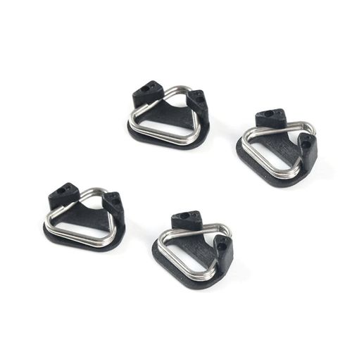 4 pièces sangle d¿appareil photo pour triangle anneau fendu crochet boucle en plastique pour appareil photo reflex numérique