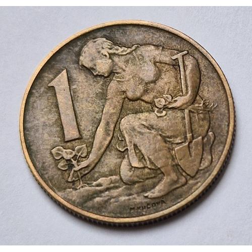 Pièce De Monnaie 1 Koruna 1985 Tchécoslovaquie