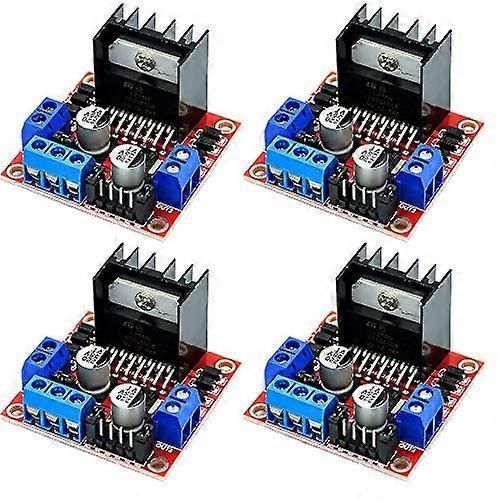 4pcs L298N Double H-Bridge DC Moteur Pas à Pas Module de Contrôleur de Moteur pour Arduino