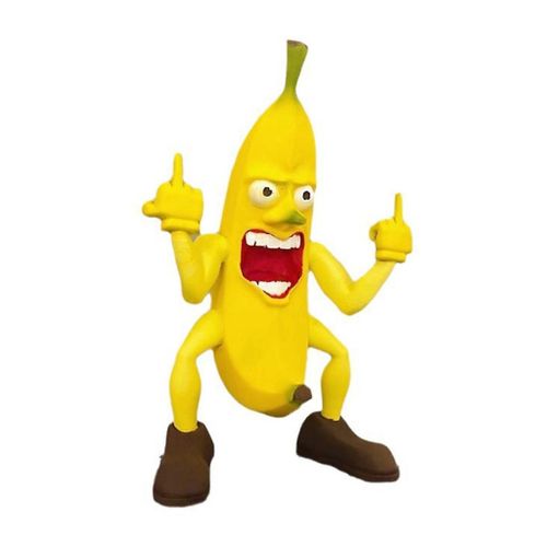 Banane résine Figurine ornement Decor drôle jardin Art Gnomes Sculpture mignon majeur doigt petite banane résine artisanat
