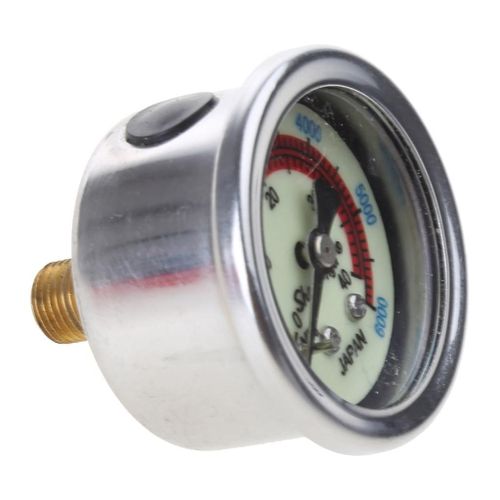 Jauge de pompe à air avec cadre en acier inoxydable 0-6000 / 0-40MPa Manomètre Mesure