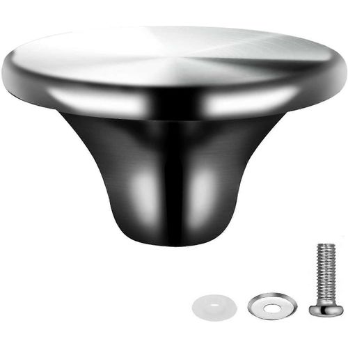 Bouton de four hollandais Bouton de remplacement du couvercle de casserole en acier inoxydable pour Le Creuset, Aldi, Lodge et autre cocotte en fonte émaillée (givré)