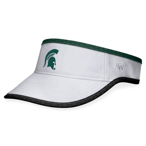 Visière Réglable Pour Homme Top Of The World Michigan State Spartans Daybreak Blanc