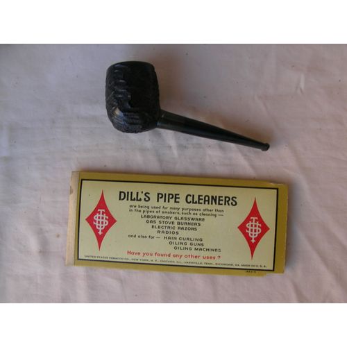 Ww2 Us Lot Fumeur Militaire Américain Pipe Et Tiges Nettoie Pipe Neufs Référencés G.I. 39-45 3