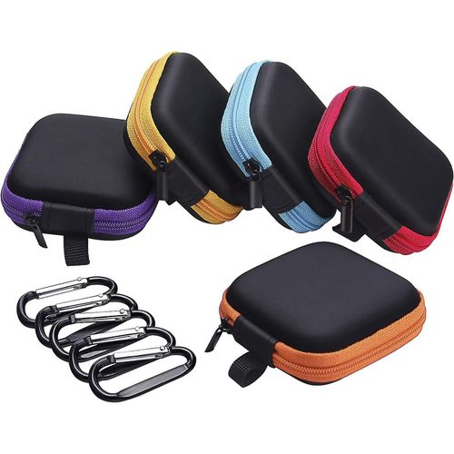 5-piece In-Ear Casque Casque Étui Mini Sac de rangement