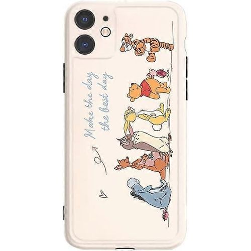 Coques De Téléphone En Tpu Souple Ultra Minces Pour Apple Iphone 13 Pro Max Winnie L¿Ourson Ours Tigrou Tigre Bourriquet Âne Porcelet Cochon Hibou Roo Kanga Lapin Dessin Animé Cu