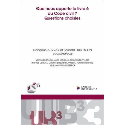 Que Nous Apporte Le Livre 6 ? - Questions Choisies
