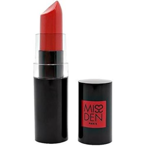 Miss Den Paris - Rouge À Lèvres Velours Rouge- Couleur Satinée Couvrance & Confort 198 Rouge Fatal Rouge