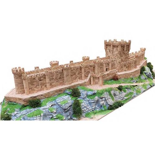 Chateau De Penafel (Espagne) - Ech 1/260 - 6100 Pièces - 57,5 X 86 X 22,5 Cm - Dif 8,5/10 Aedes